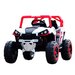 UTV electric pentru copii, Kinderauto RSR 4x4 120W 12V 7Ah, rosu cu alb